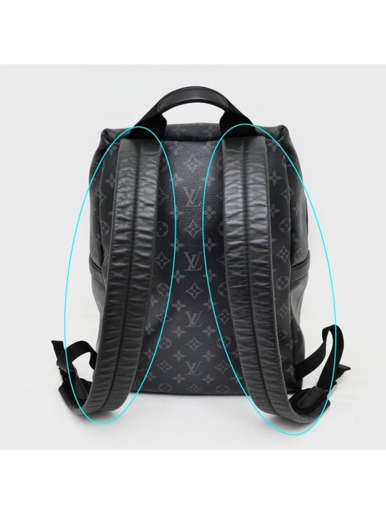 Louis Vuitton Monogram Eclipse Apollo Noir Black Backpack Bag main image 4